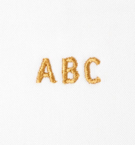 Monogram Styles - Block font