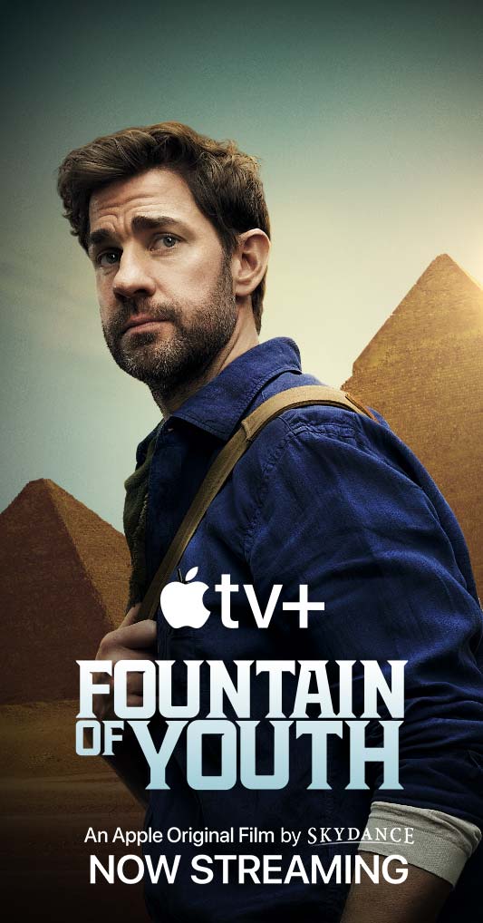 Fountain of Youth - Luke Purdue. An Apple Original Film by Skydance. Now Streaming on Apple TV+. Rated PG13. Subscription required for AppleTV+