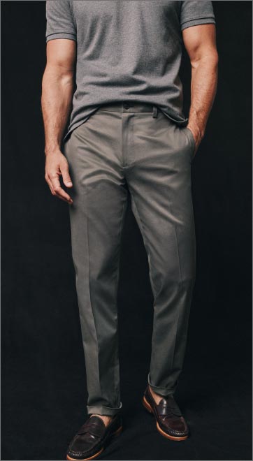 The Advantage Chino®: Wrinkle resistant with a touch of stretch for all-day comfort.
