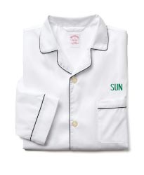 Monogram Locations - Pajamas