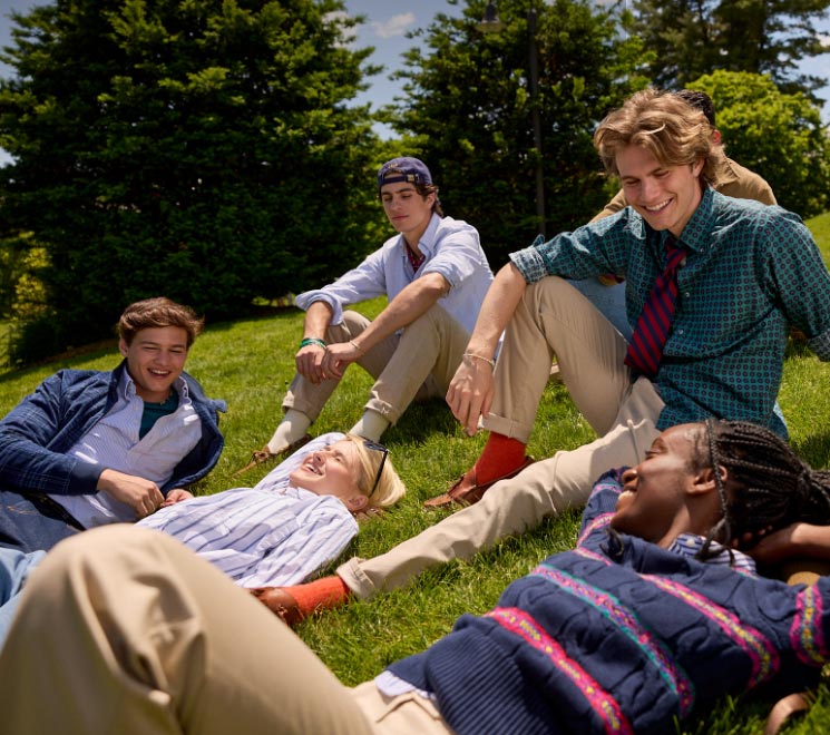 “Back to school: it’s a new sweater & pair of 5-pocket cords, Chinos & button-downs. Essentials that form the basis of our wardrobes.” - Creative Director Michael Bastian.